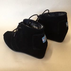 TOMS wedge bootie